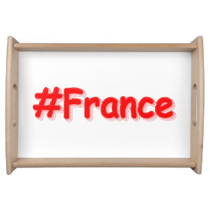 "#France" Cute Design. Buy Now Serving Tray