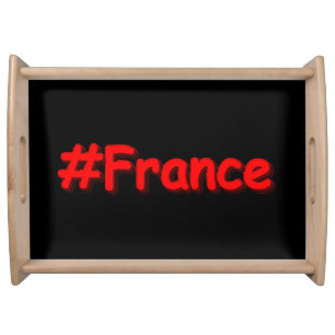 "#France" Cute Design. Buy Now Serving Tray