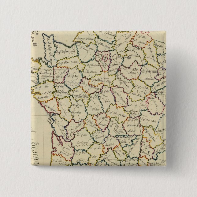 France departments button (Front)