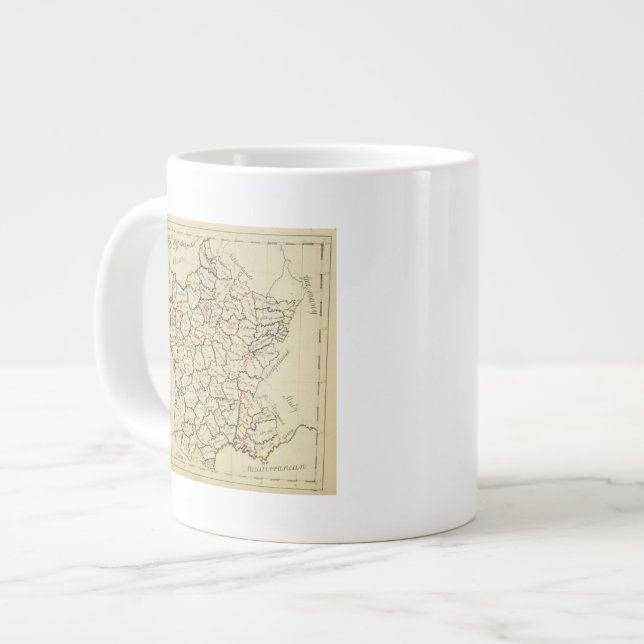 France departments large coffee mug (Front Left)