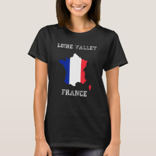 France Distressed Flag Loire Valley Pride T-Shirt