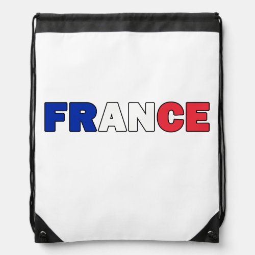 France Drawstring Bag