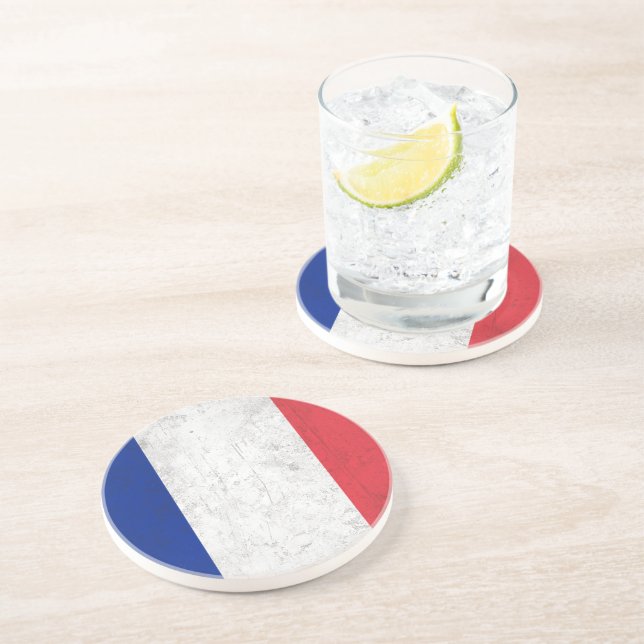 France Drink Coaster (Side)