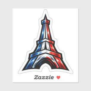 France Eiffel Tower Car Sticker