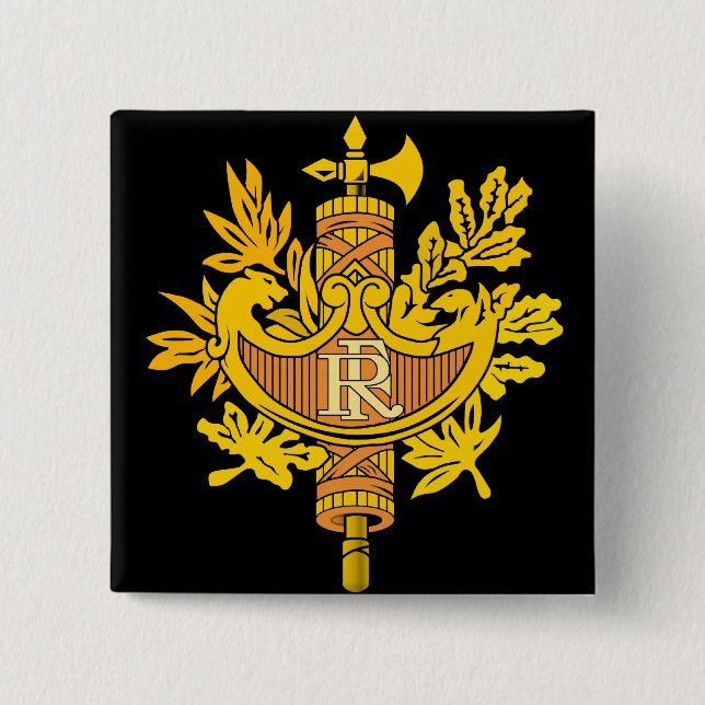 france emblem button (Front)
