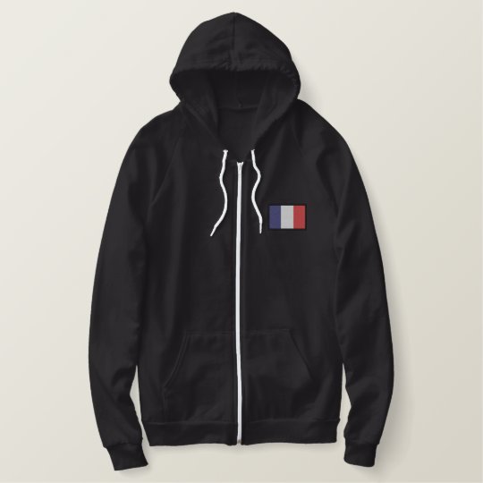 France Embroidered Hoodie