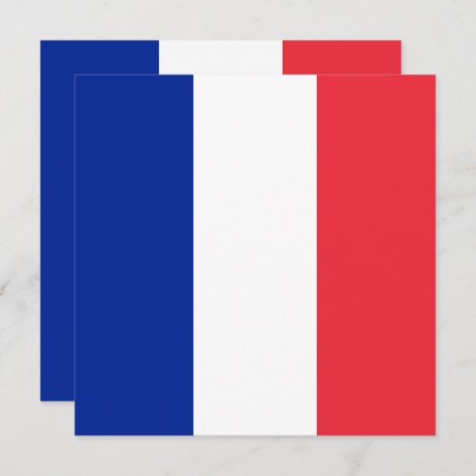 France Flag (Front/Back)