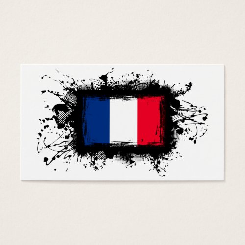 France Flag Business Cards