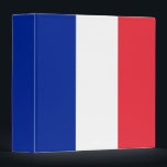 France Flag 3 Ring Binder<br><div class="desc">France Flag</div>