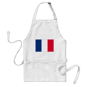 France flag adult apron