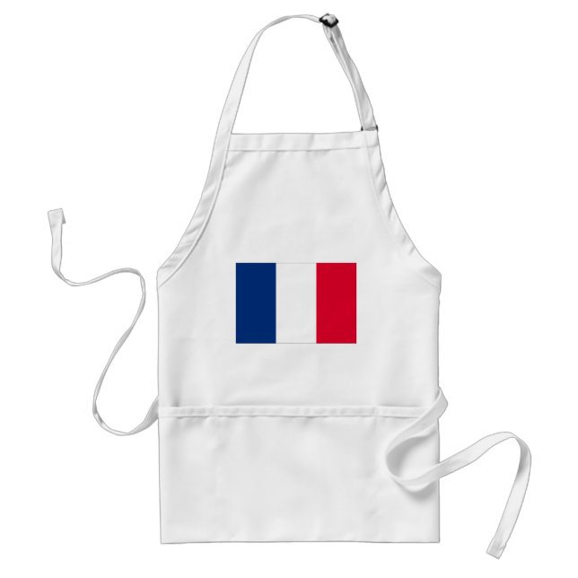France flag adult apron (Front)