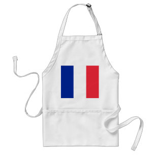 France Flag Adult Apron