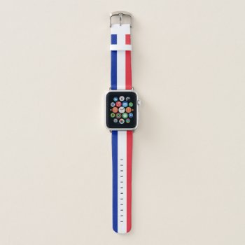 France Flag Apple Watch Band by AZ_DESIGN at Zazzle