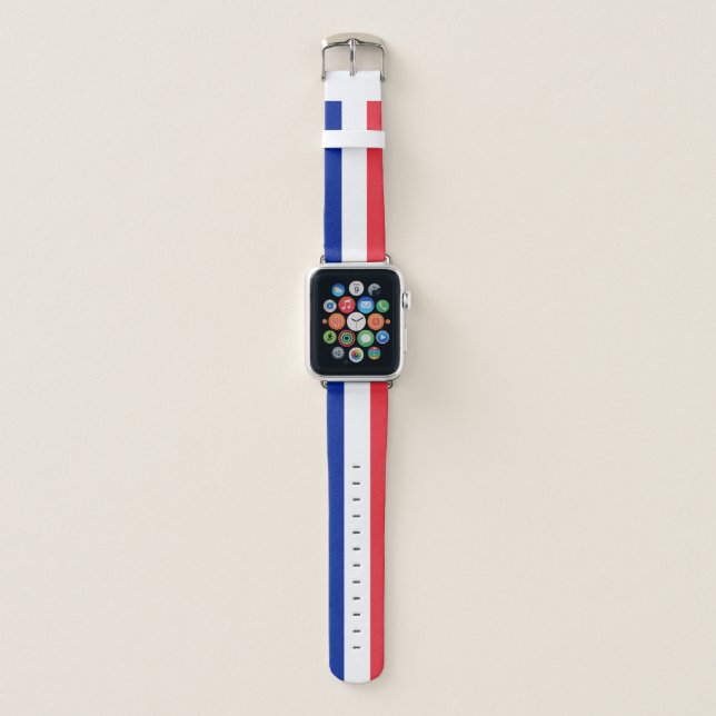 France Flag Apple Watch Band (Front)