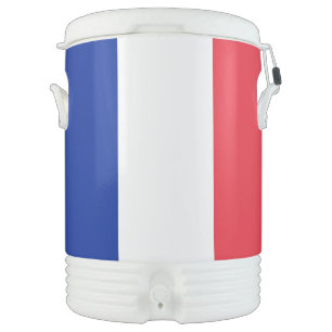 France Flag Beverage Cooler