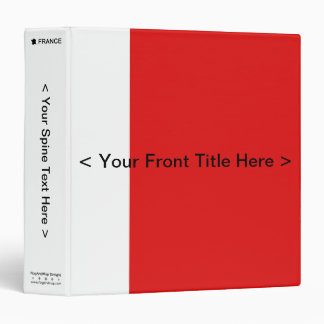 France Flag Binder