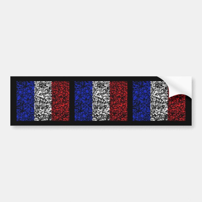 France - Flag Bumper Sticker (Front)