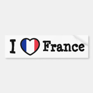 France Flag Bumper Sticker
