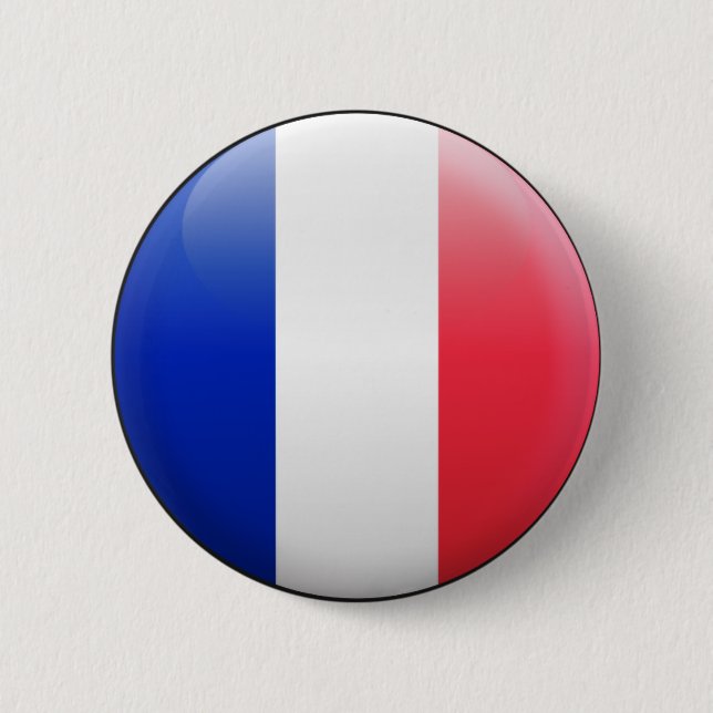France Flag Button (Front)