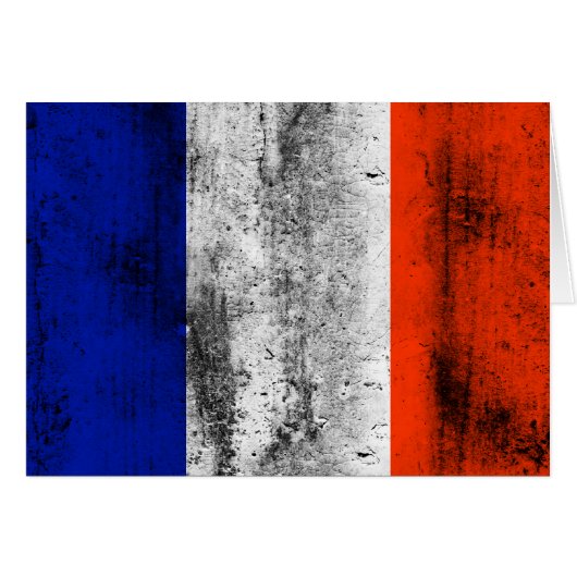 france flag cards (Front Horizontal)