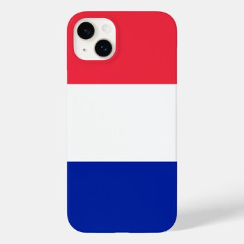 France Flag Case-mate Iphone 14 Plus Case by GrooveMaster at Zazzle