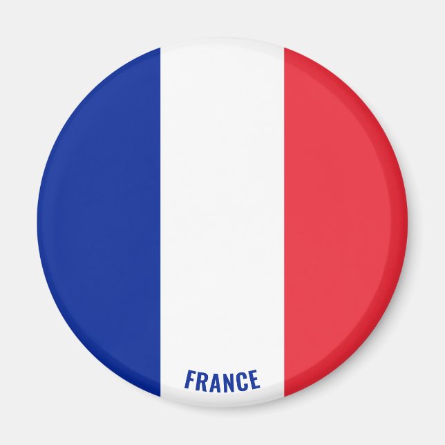 France Flag Charming Patriotic Magnet (Front)