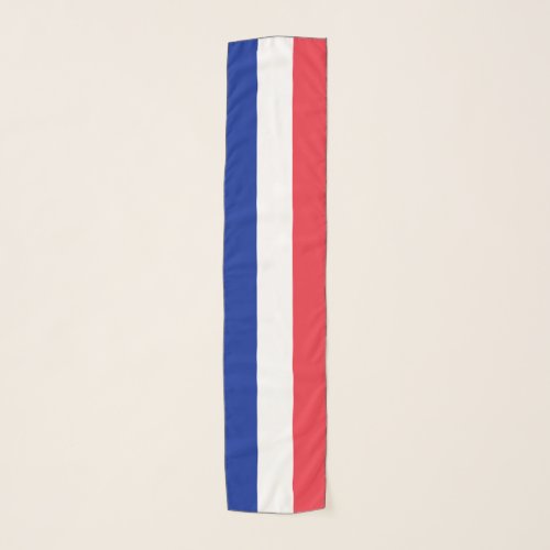 France Flag Chiffon Scarf