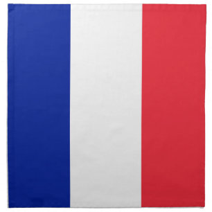 France Flag Cloth Napkin