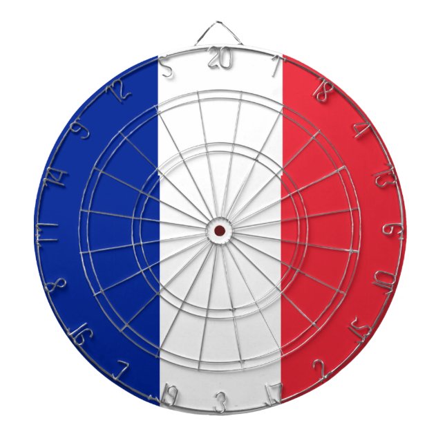 France Flag Dart Board (Front)