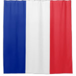 France Flag French Tricolour Blue White Red Shower Curtain at Zazzle