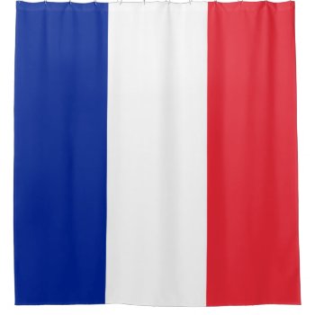 France Flag French Tricolour Blue White Red Shower Curtain by ShowerCurtain101 at Zazzle