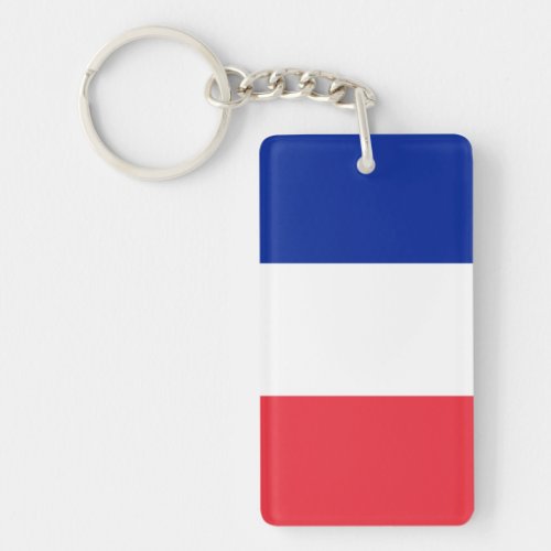 France Flag Keychain