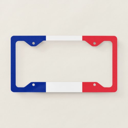 France Flag License Plate Frame