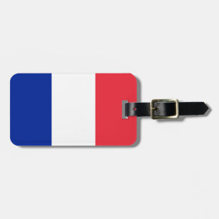 France Flag Luggage Tag
