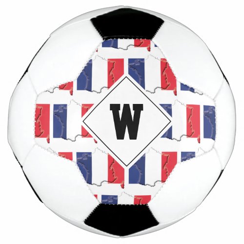 FRANCE FLAG Monogram Soccer Ball