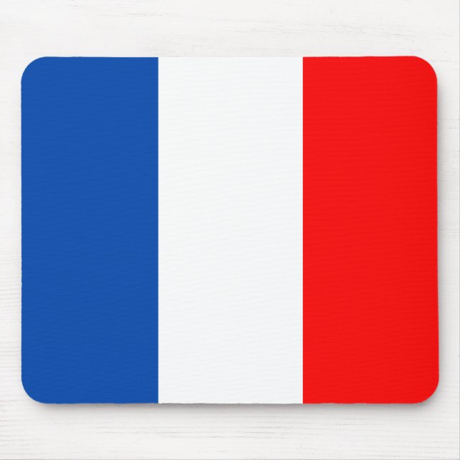 France flag mouse pad (Front)