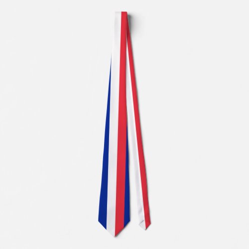 France Flag Neck Tie