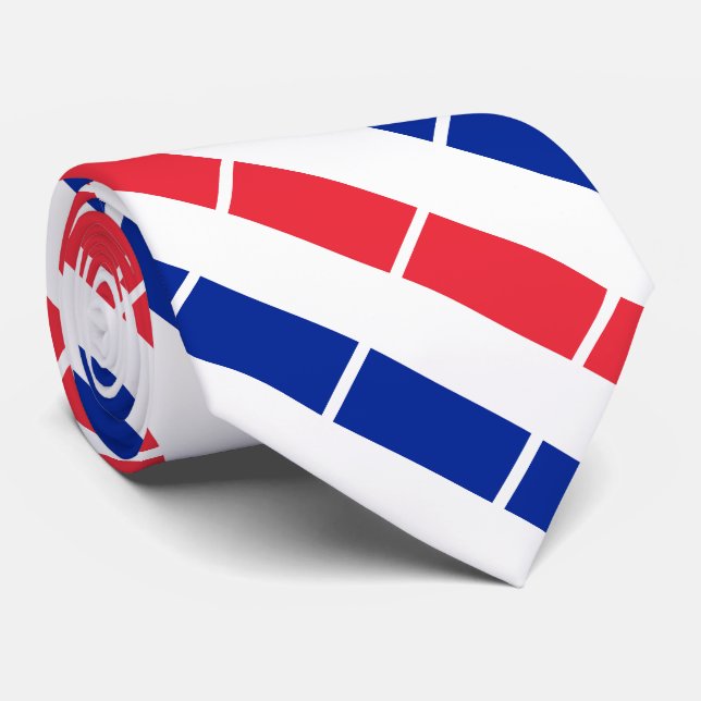 France Flag Neck Tie (Rolled)