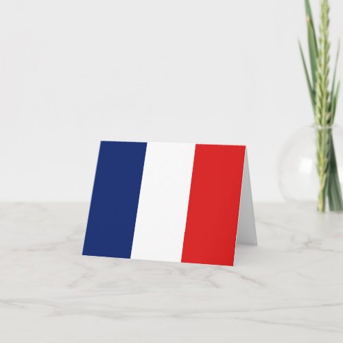 France Flag Notecard