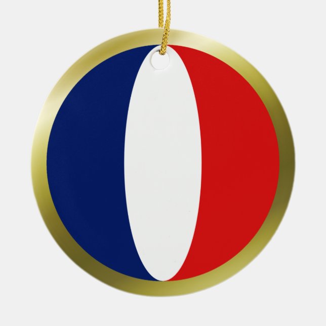 France Flag Ornament (Front)