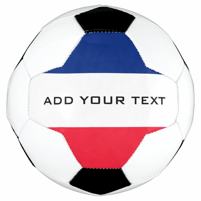 France Flag Personalized Soccer Ball (Front)