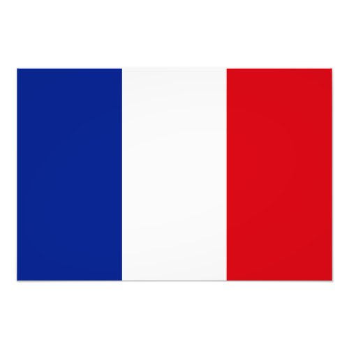 France Flag Photo Print