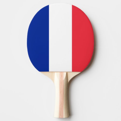 France Flag Ping Pong Paddle