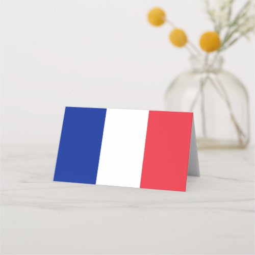 France Flag Place Card