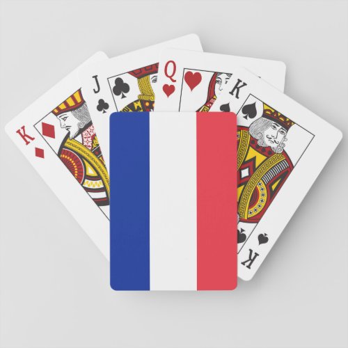 France Flag Playing Cards
