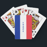 France Flag playing cards<br><div class="desc">playing cards contains France flag, the "France" text can be modified to fit your needs. if you need help for a customization feel free to contact me.</div>