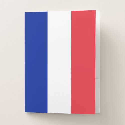 France Flag Pocket Folder