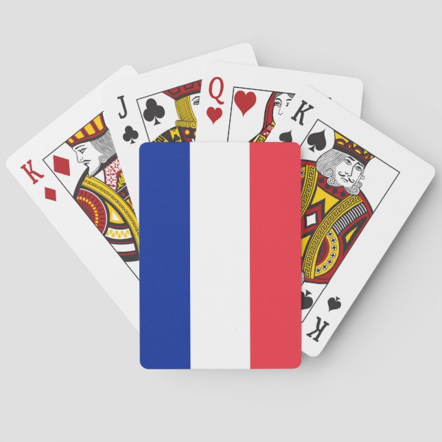 France Flag Poker Cards (Back)