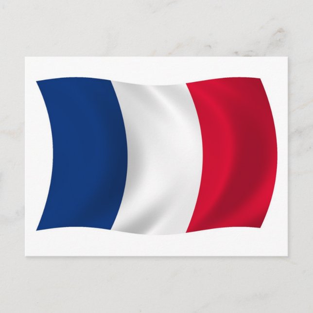 France Flag Postcard (Front)