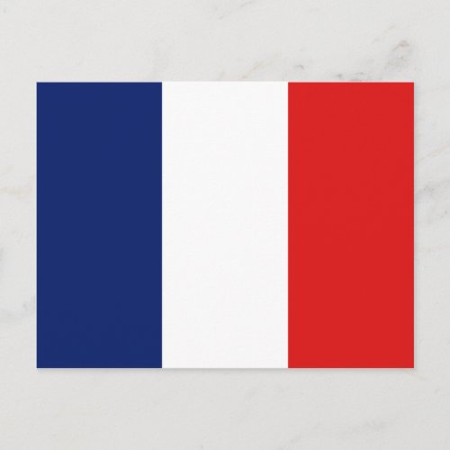 France Flag Postcard